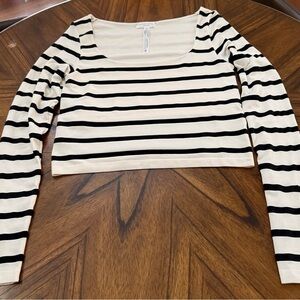 Altar'd State Everyday Seamless Striped Top Size M/L